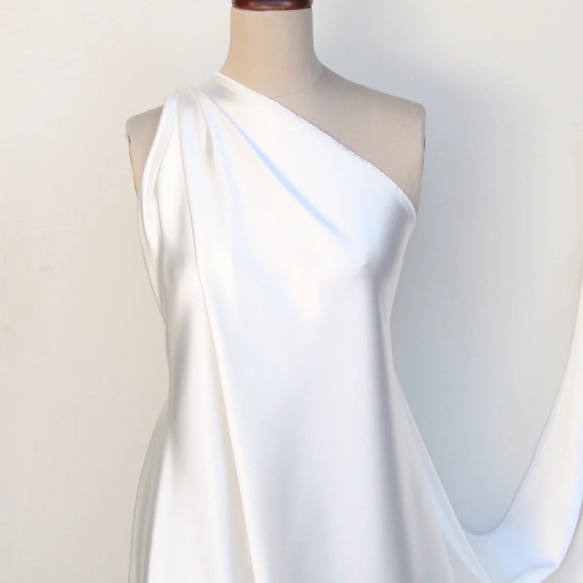 Natural Heavy Silk Satin - Image 3
