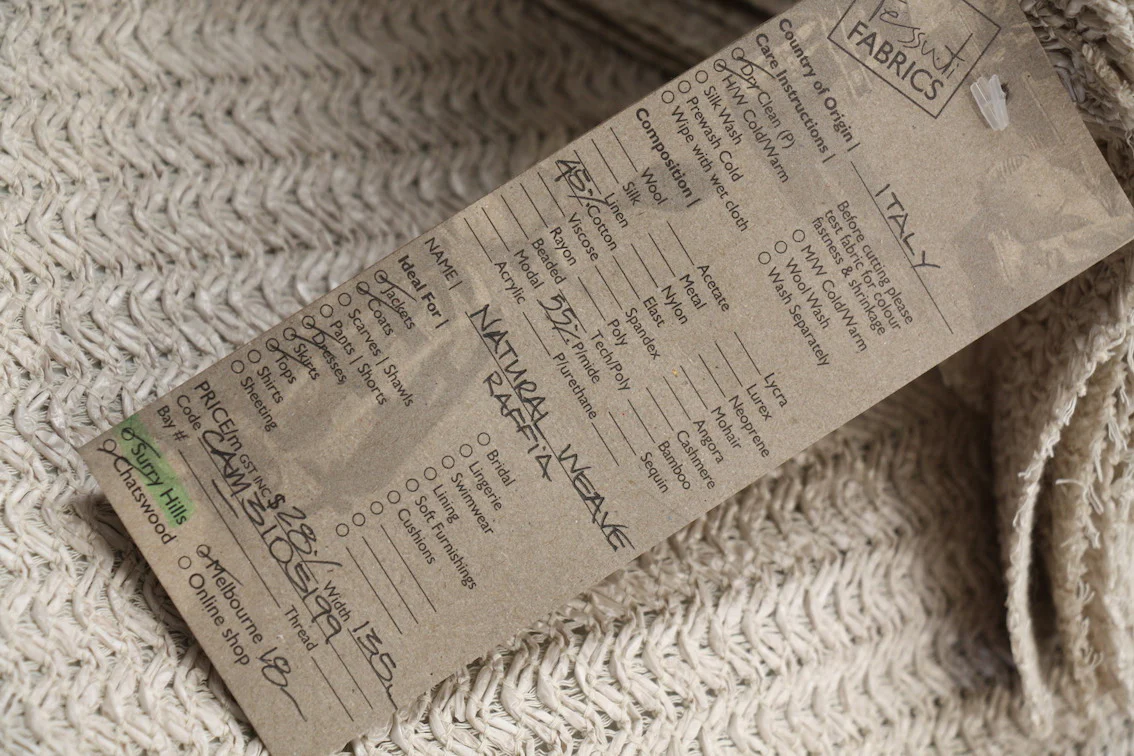 Natural Weave Raffia - Image 3