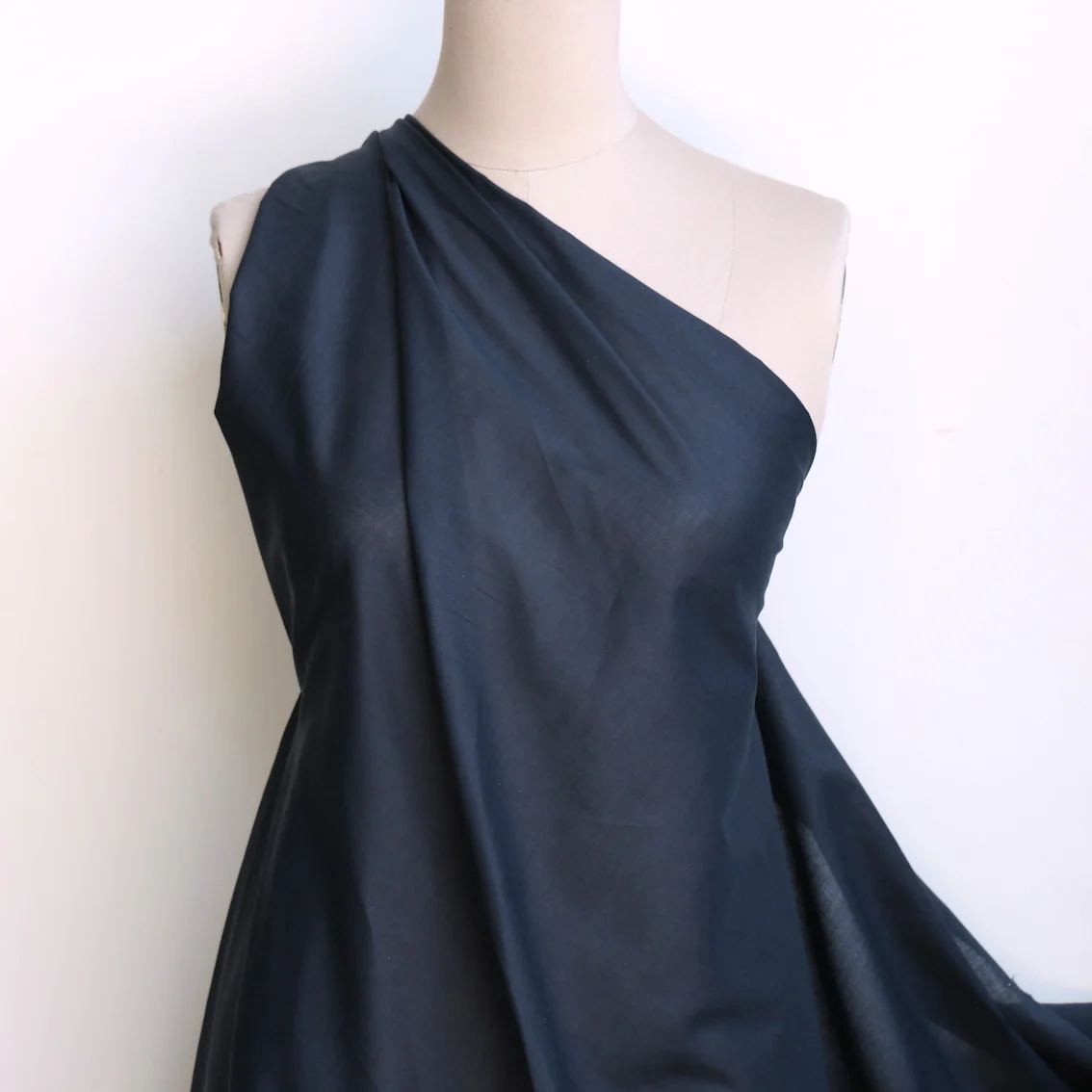 Navy Cotton Lawn/Voile - Image 4