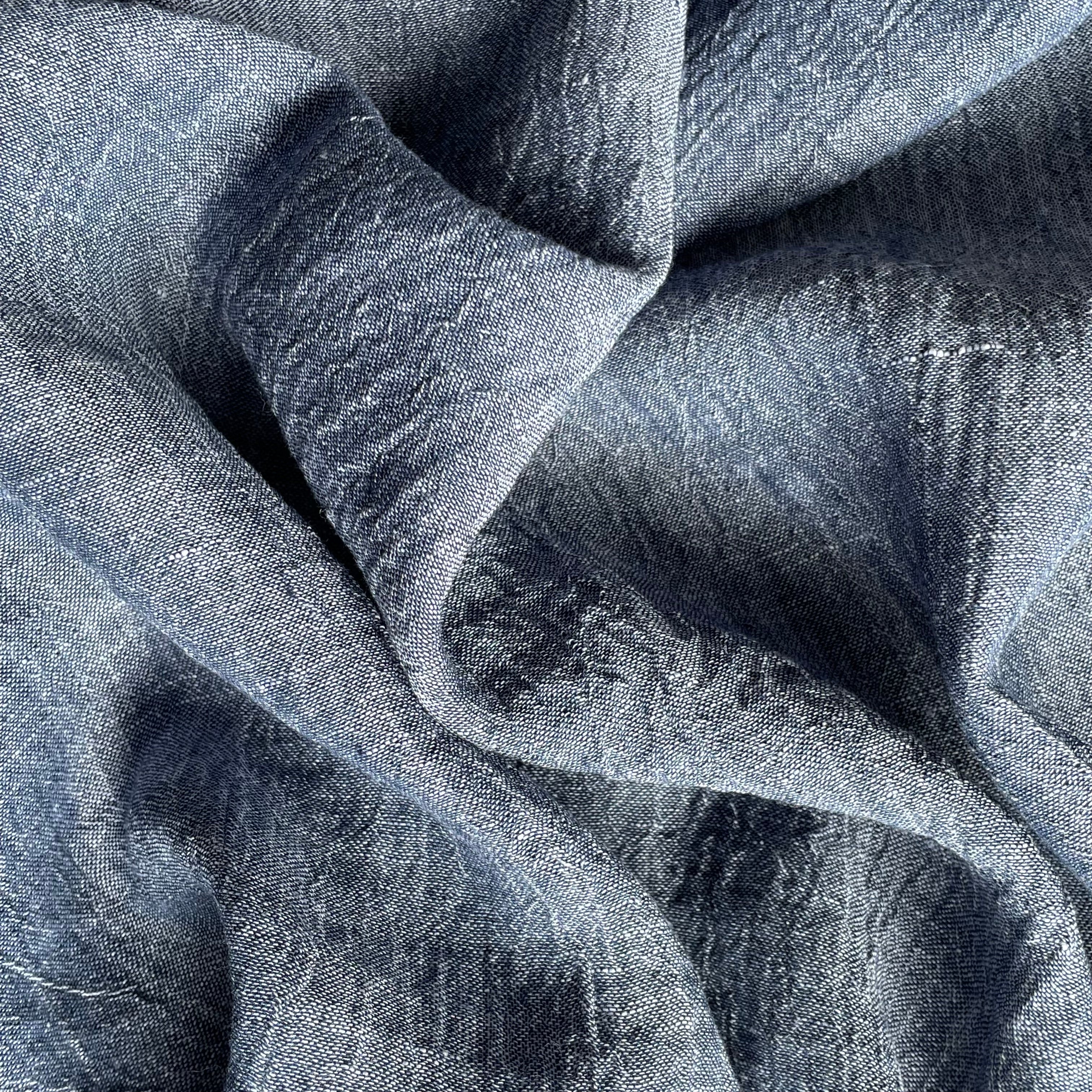 Navy Crush - Crinkle Linen - Image 2
