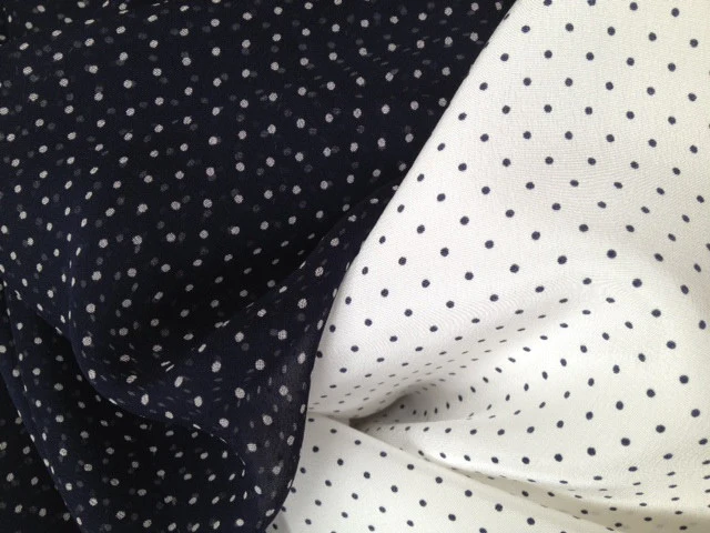 Navy Dotted White - Image 5