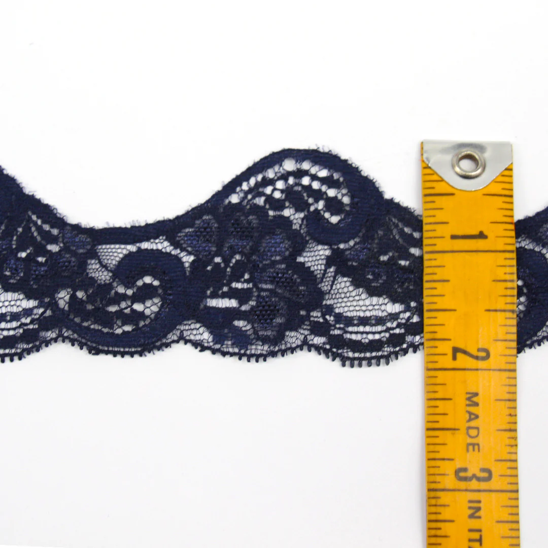 Navy Lace Trim - Image 5