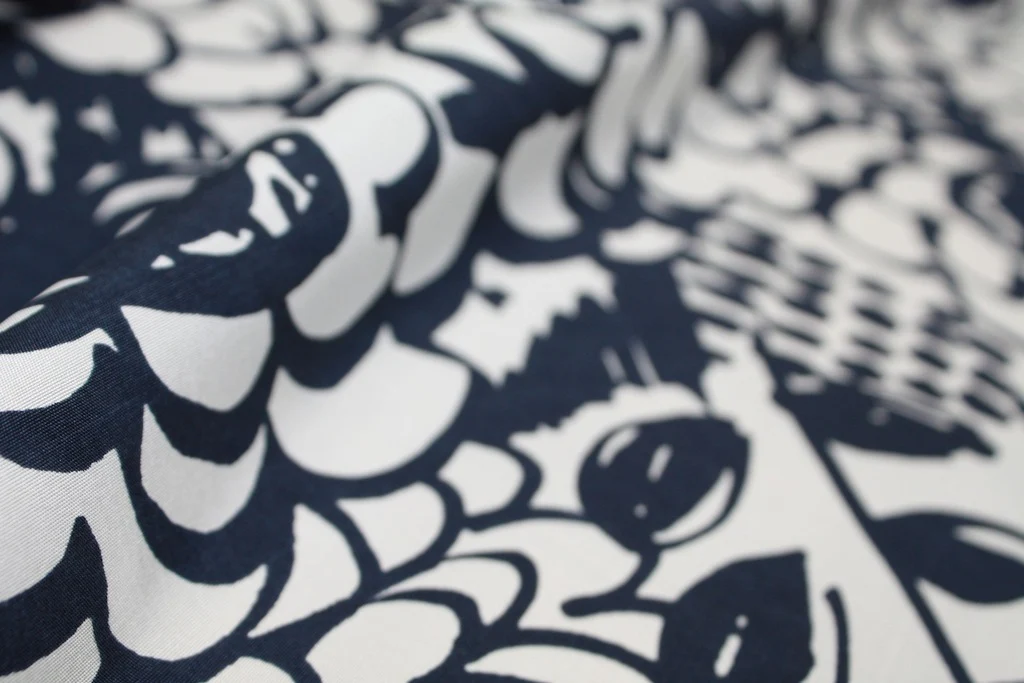 Navy Print