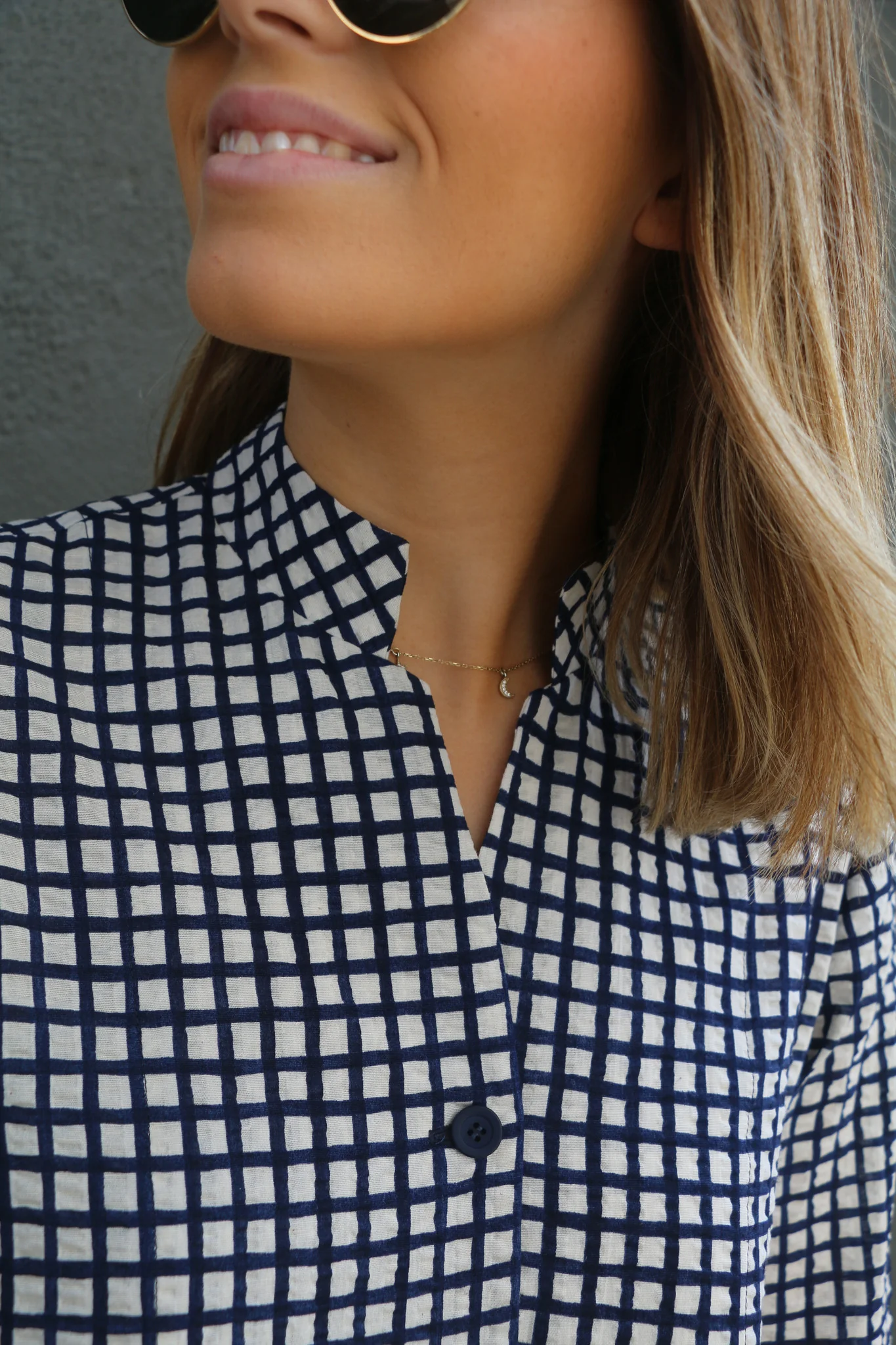 Navy Ripple Squares - Image 7