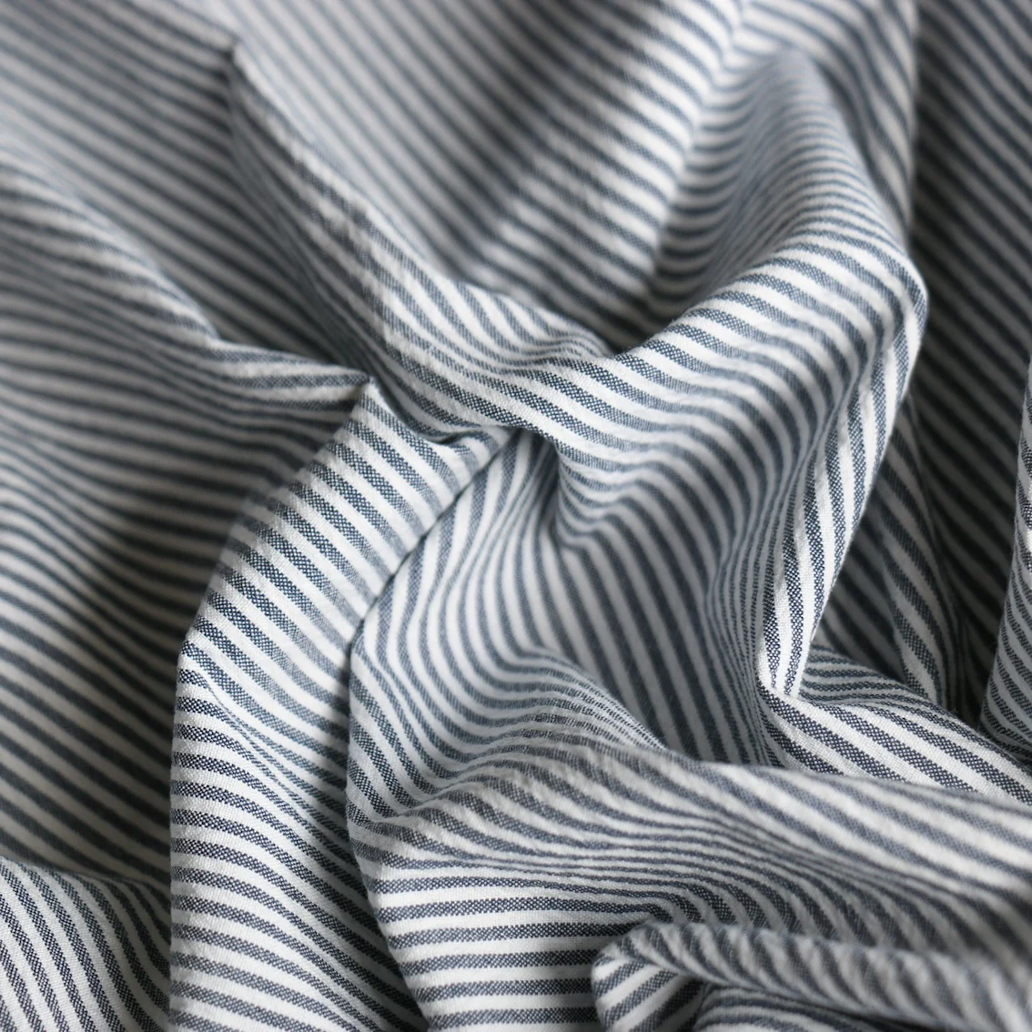Navy Seersucker Stripe - Image 2