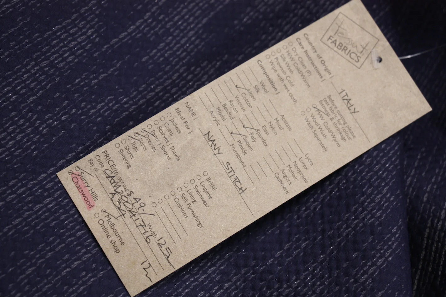 Navy Stitch - Image 2