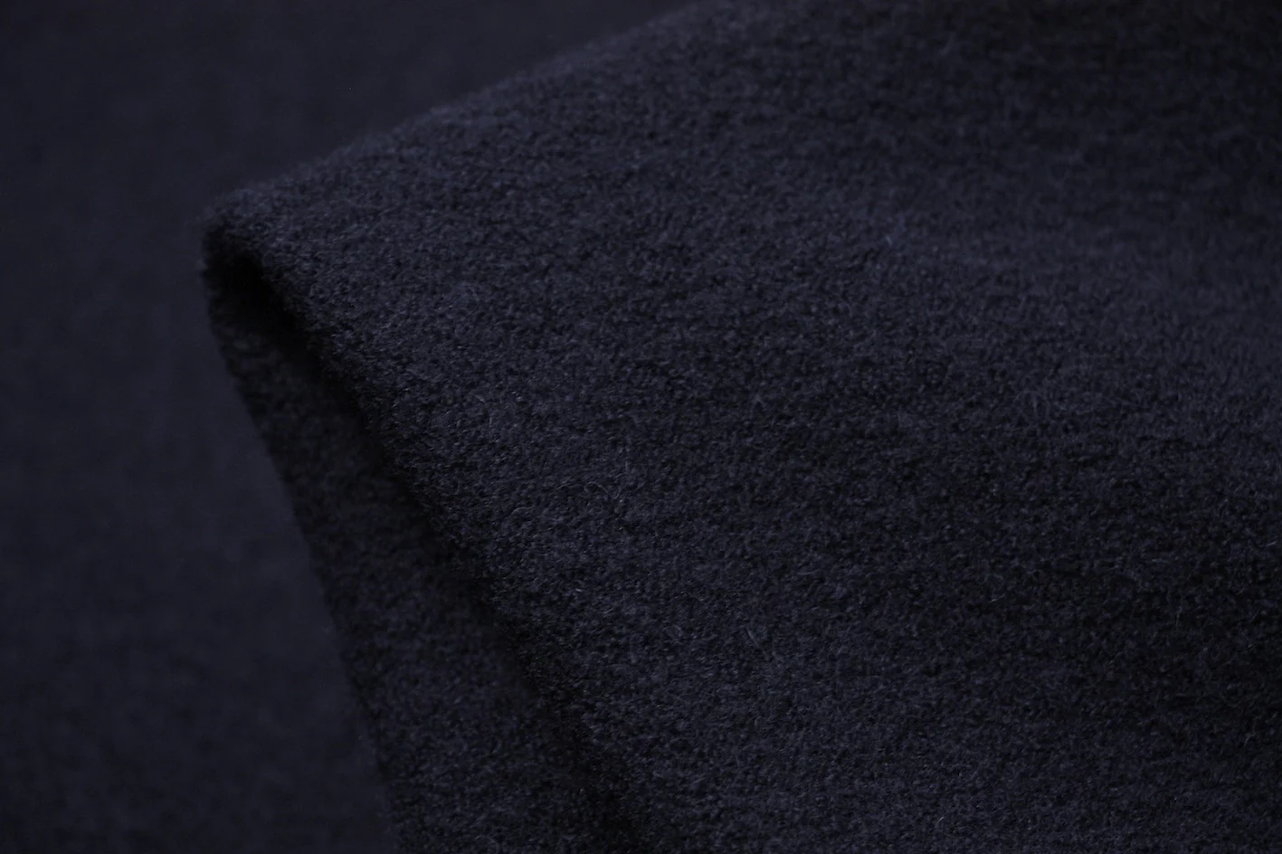Navy Tepore - Boiled Wool