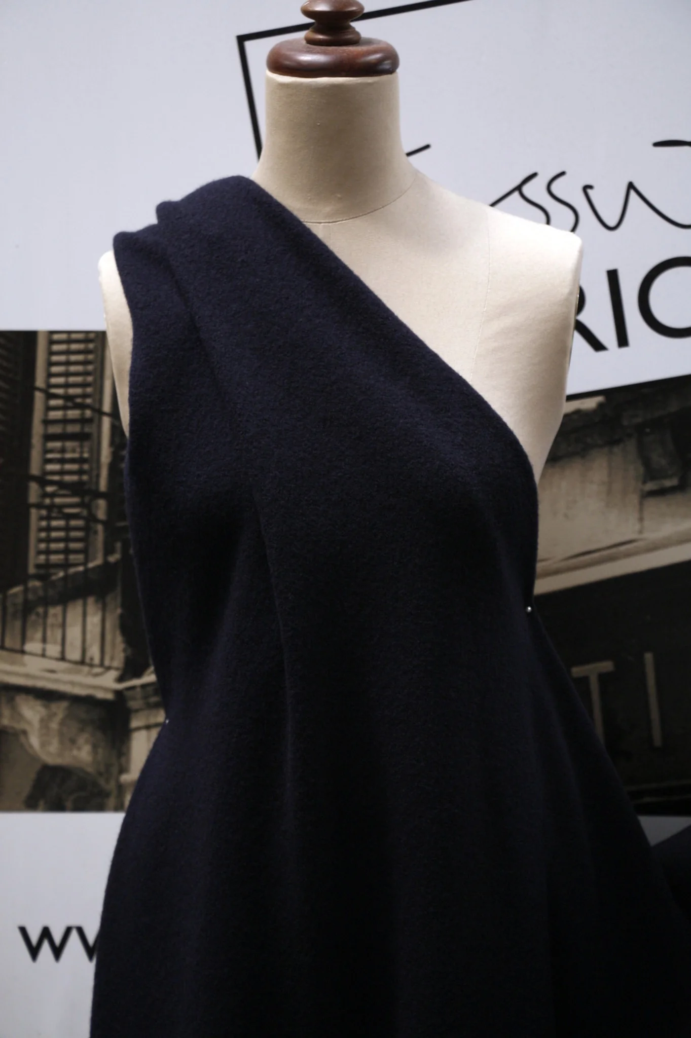 Navy Tepore - Boiled Wool - Image 5