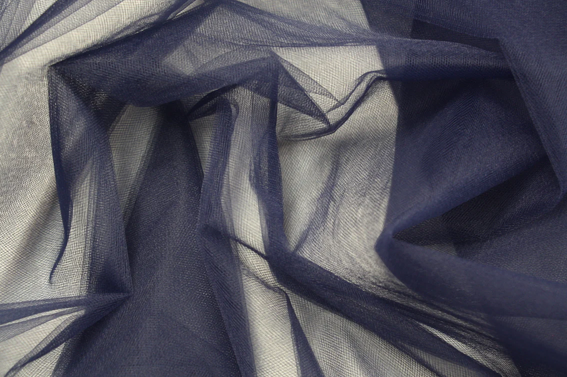 Navy Tulle