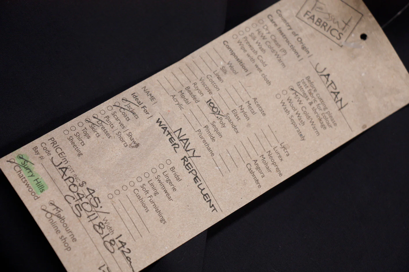 Navy - Water Repellant - Image 2