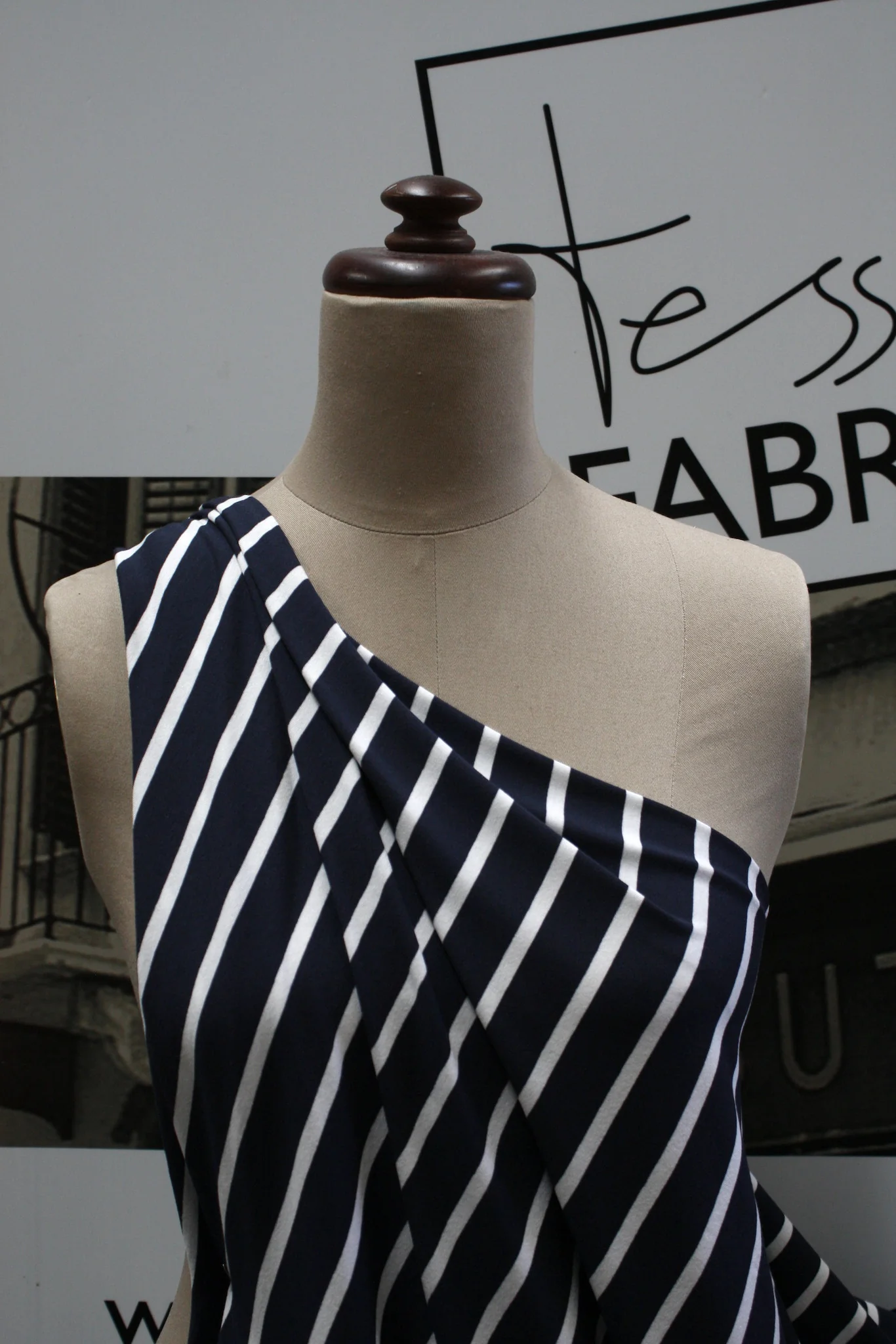 Navy White Stripe Jersey - Image 5