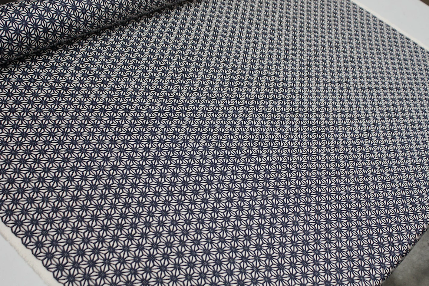 Navy Yuki - Japanese Cotton - Image 3