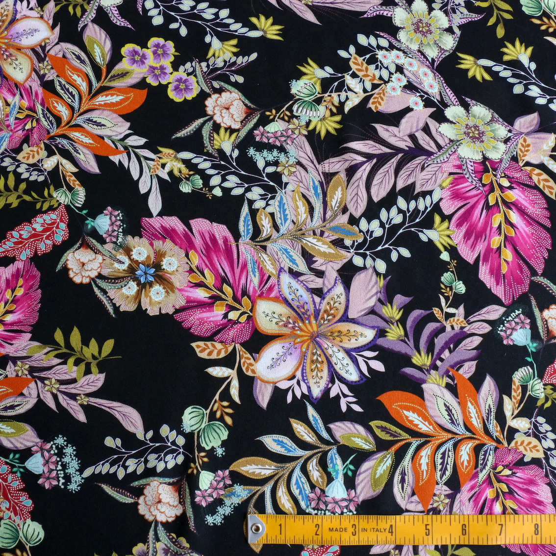 Nebula Bloom Black Viscose - Image 3