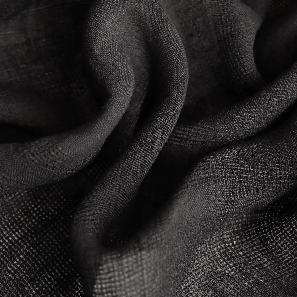 Nero Striped Weave Gauze - Image 2