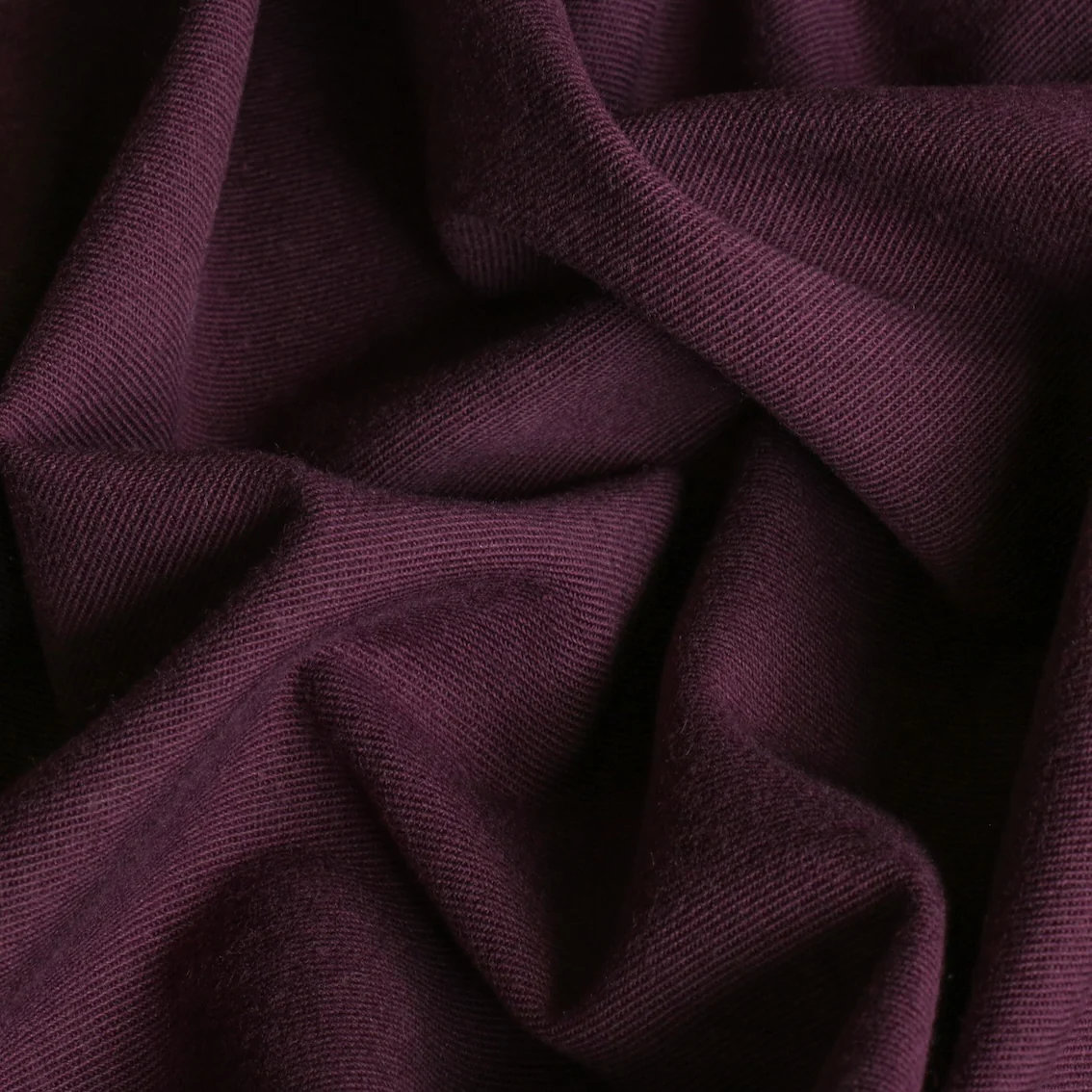 Neru Plum Cotton/Wool Drill - Image 2