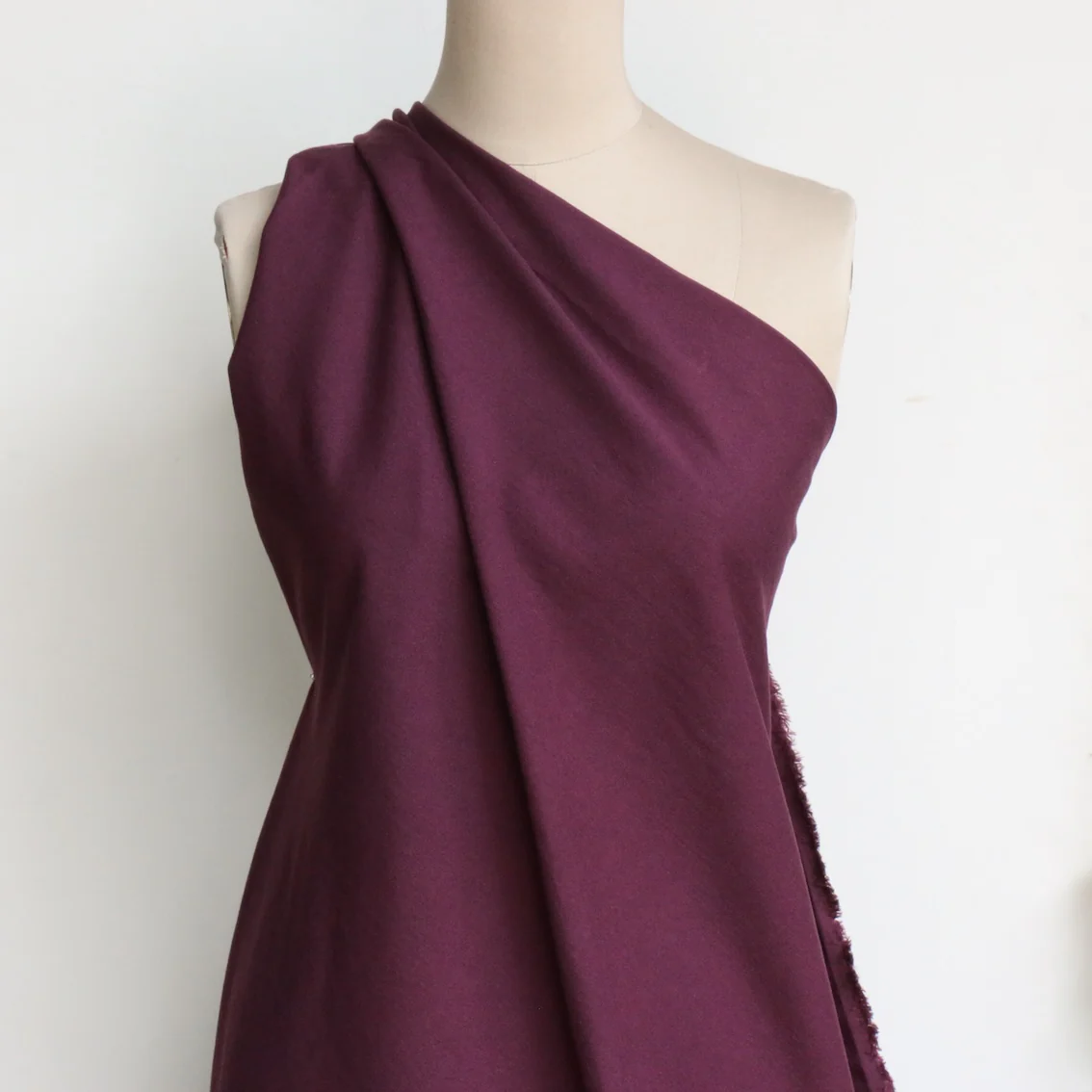 Neru Plum Cotton/Wool Drill - Image 4