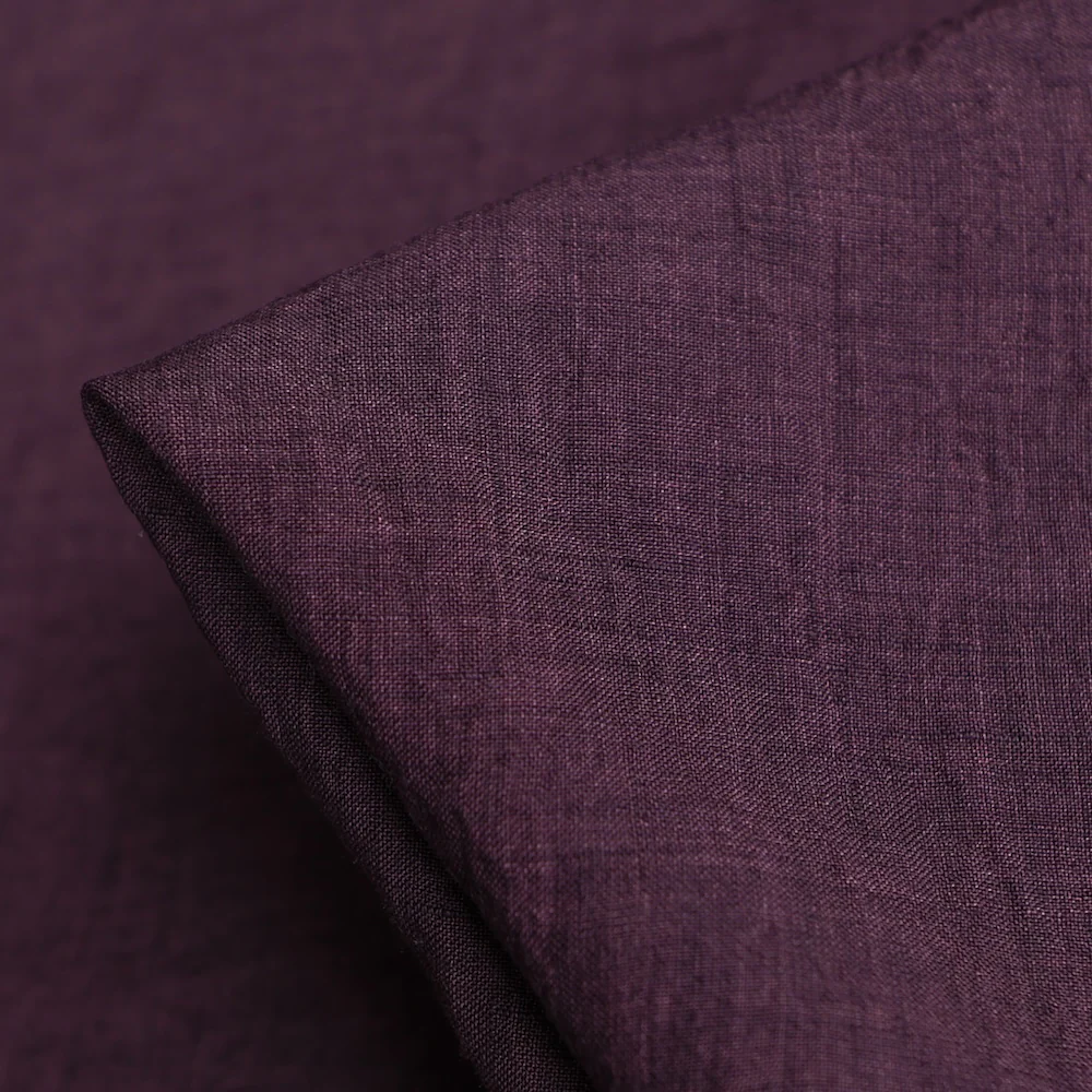 Newford Aubergine Washed Linen