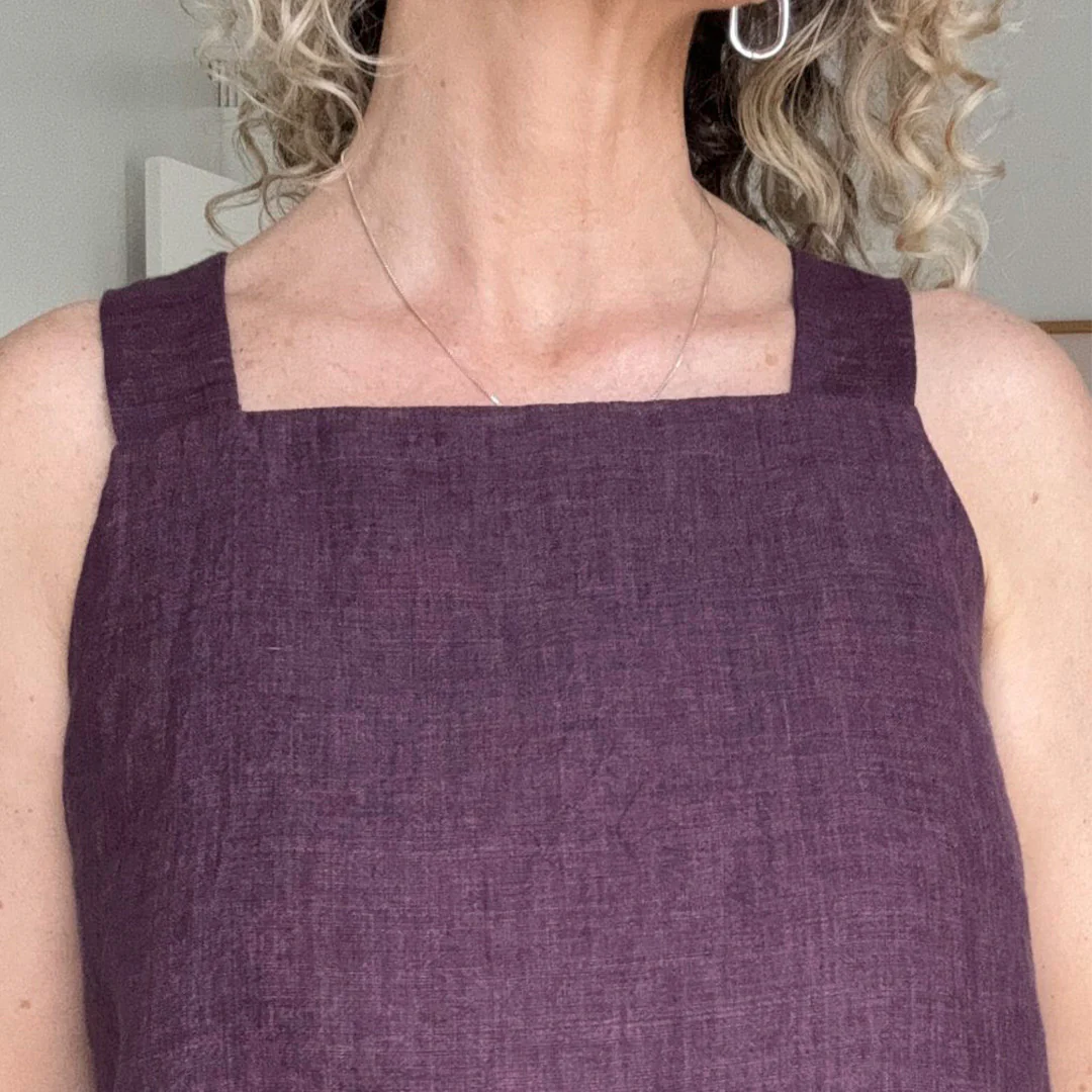 Newford Aubergine Washed Linen - Image 4