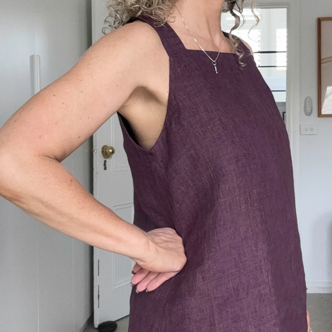Newford Aubergine Washed Linen - Image 6