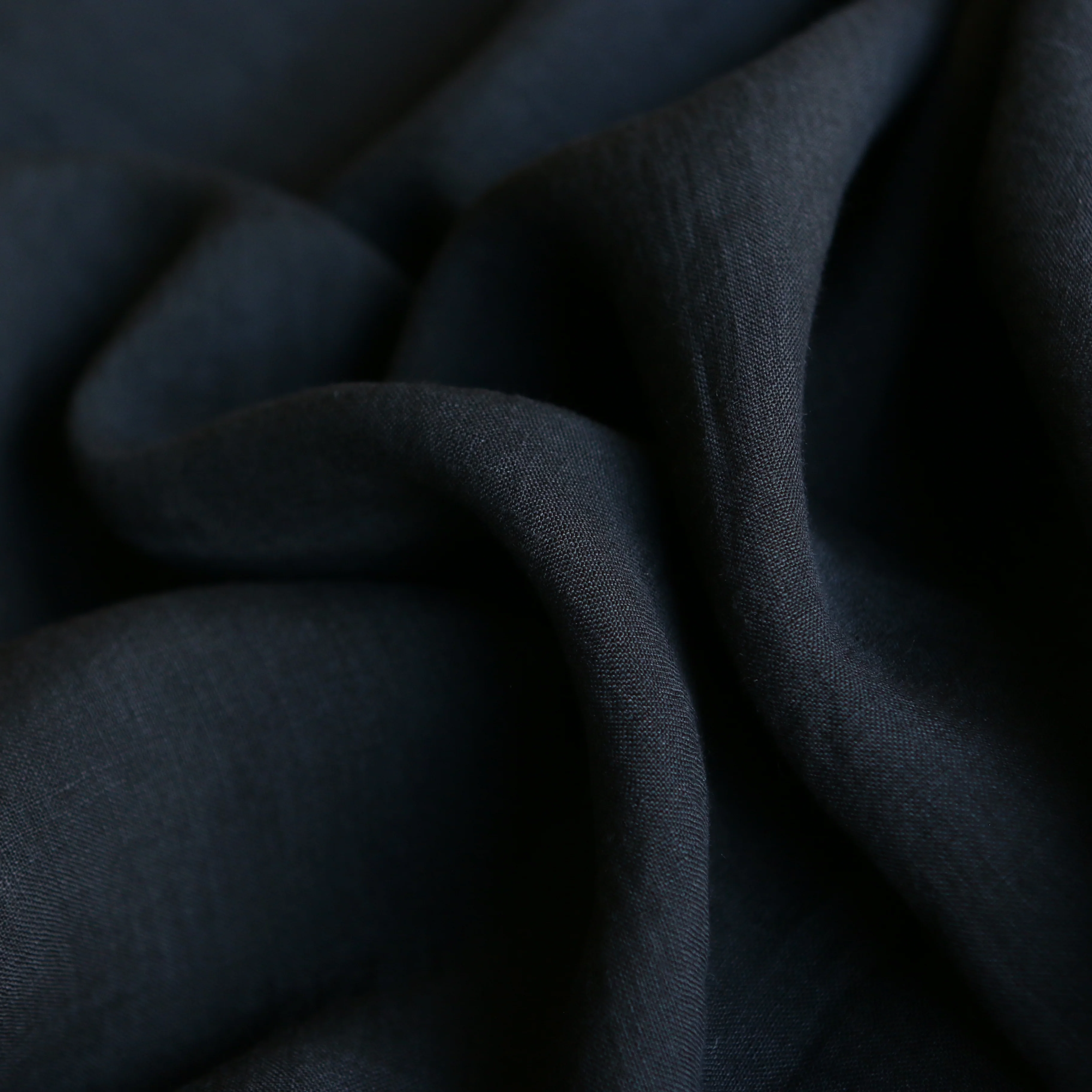 Newford Black Washed Linen - Image 2