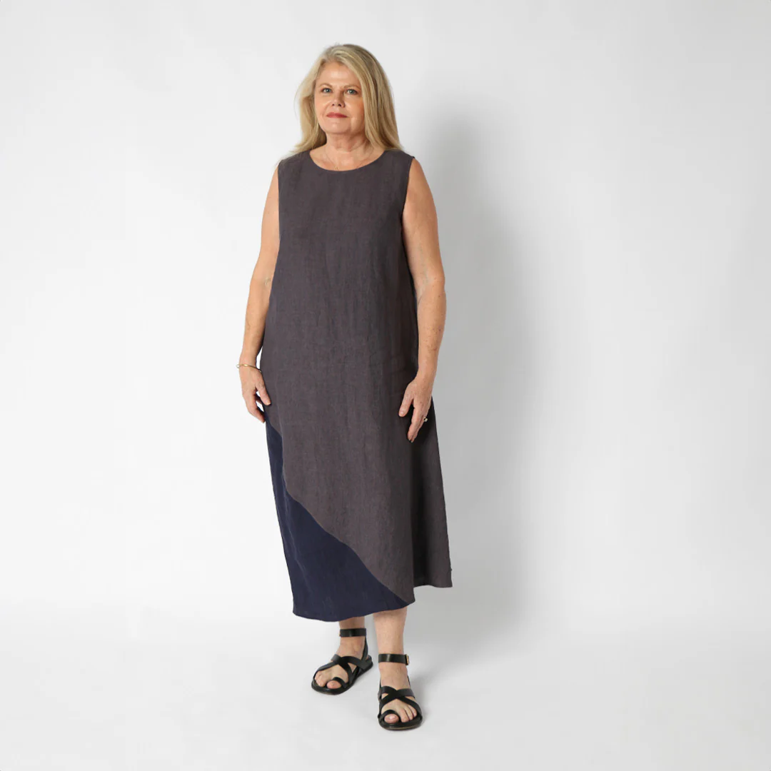 Newford Blu Washed Linen - Image 2
