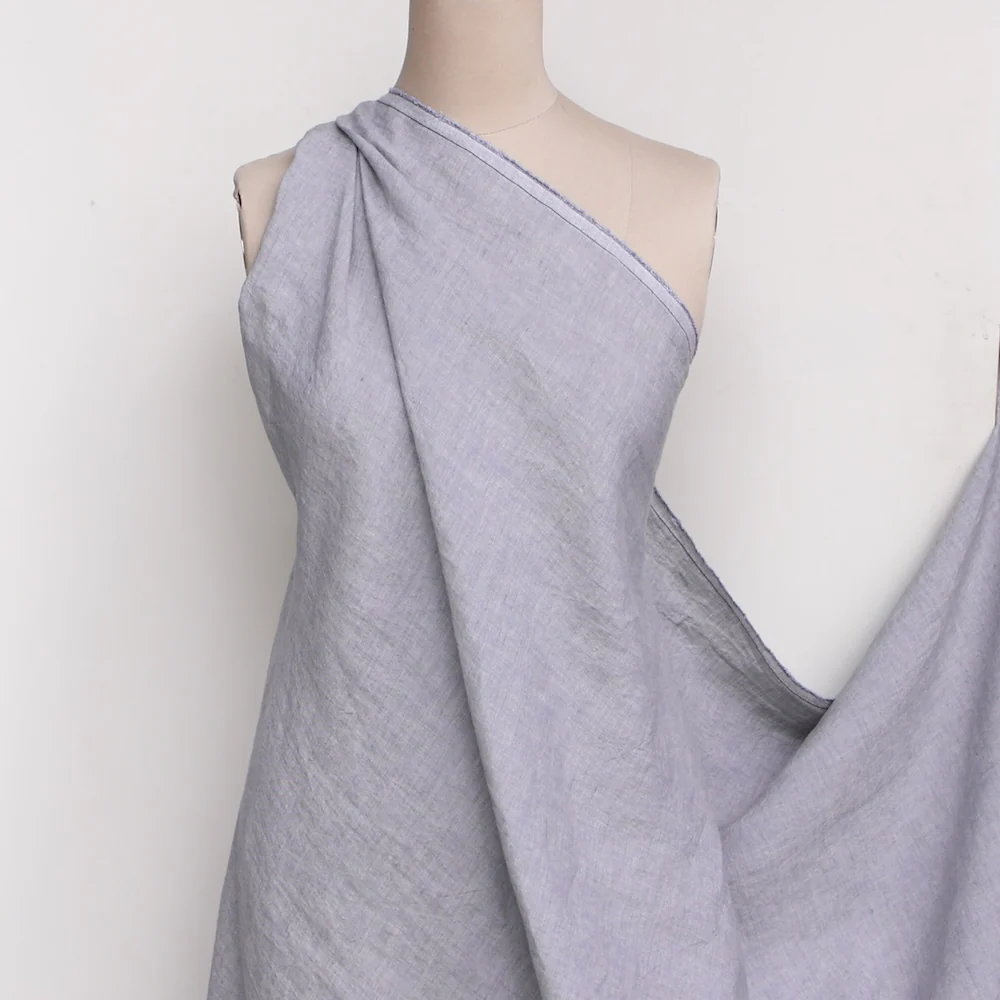 Newford Quill Grey Washed Linen - Image 4