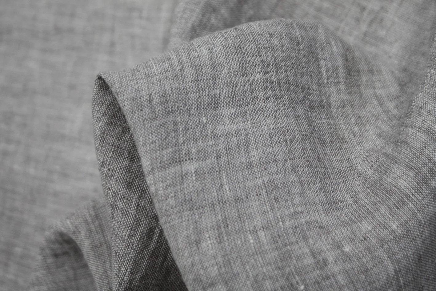 Nickel Crush - Crinkle Linen