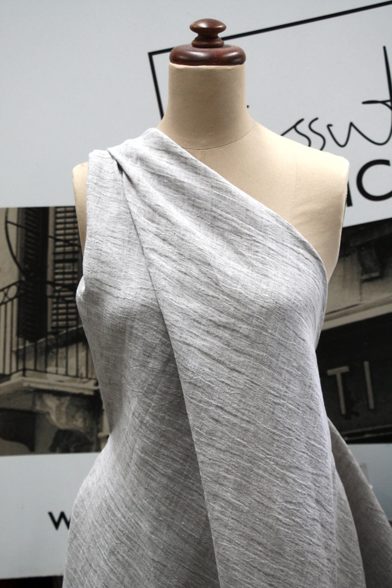 Nickel Crush - Crinkle Linen - Image 4