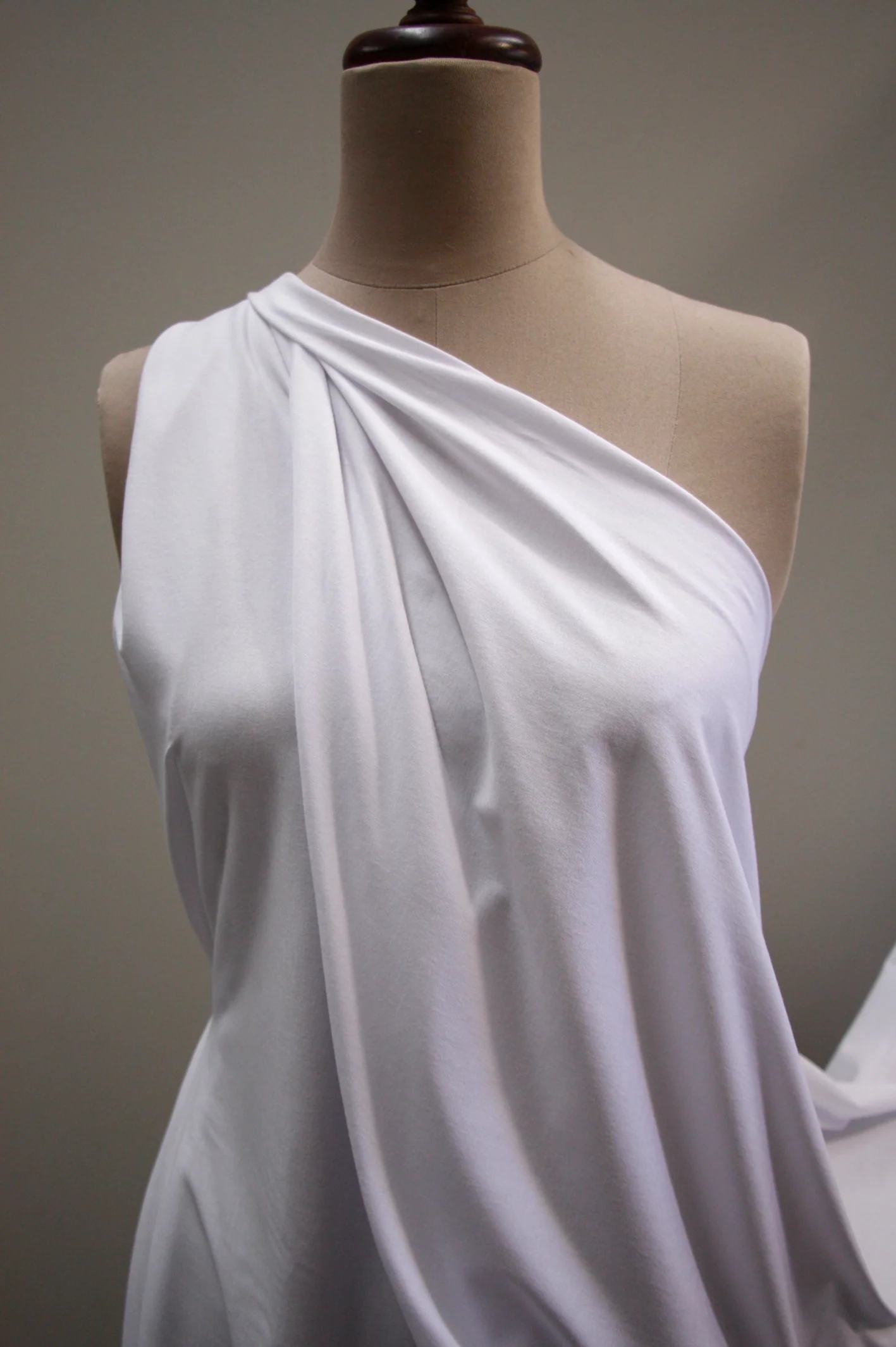 Nina White - Cotton Knit - Image 3
