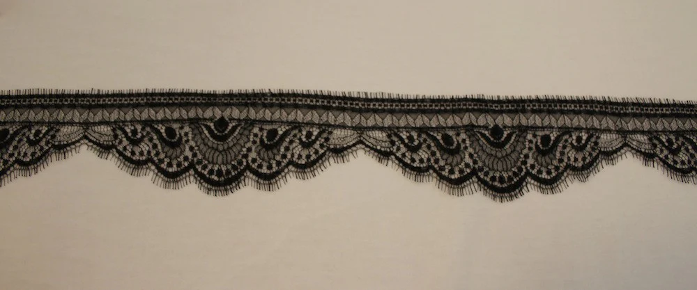 Noir Lace Trim