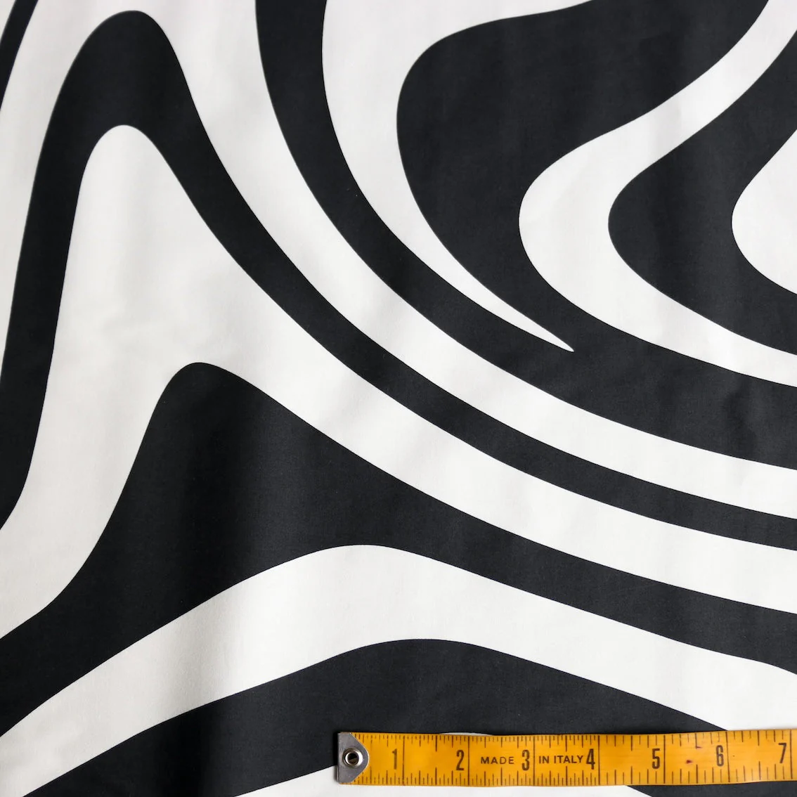 Noir Swirl Cotton Poplin - Image 3