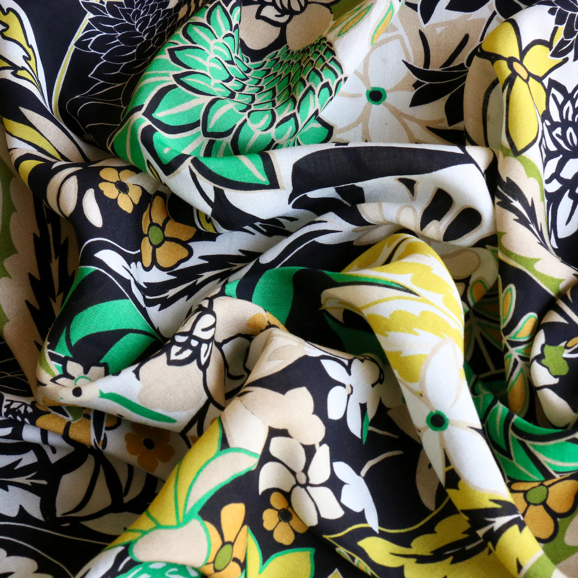 Norwegian Wood Black Voile - Image 2