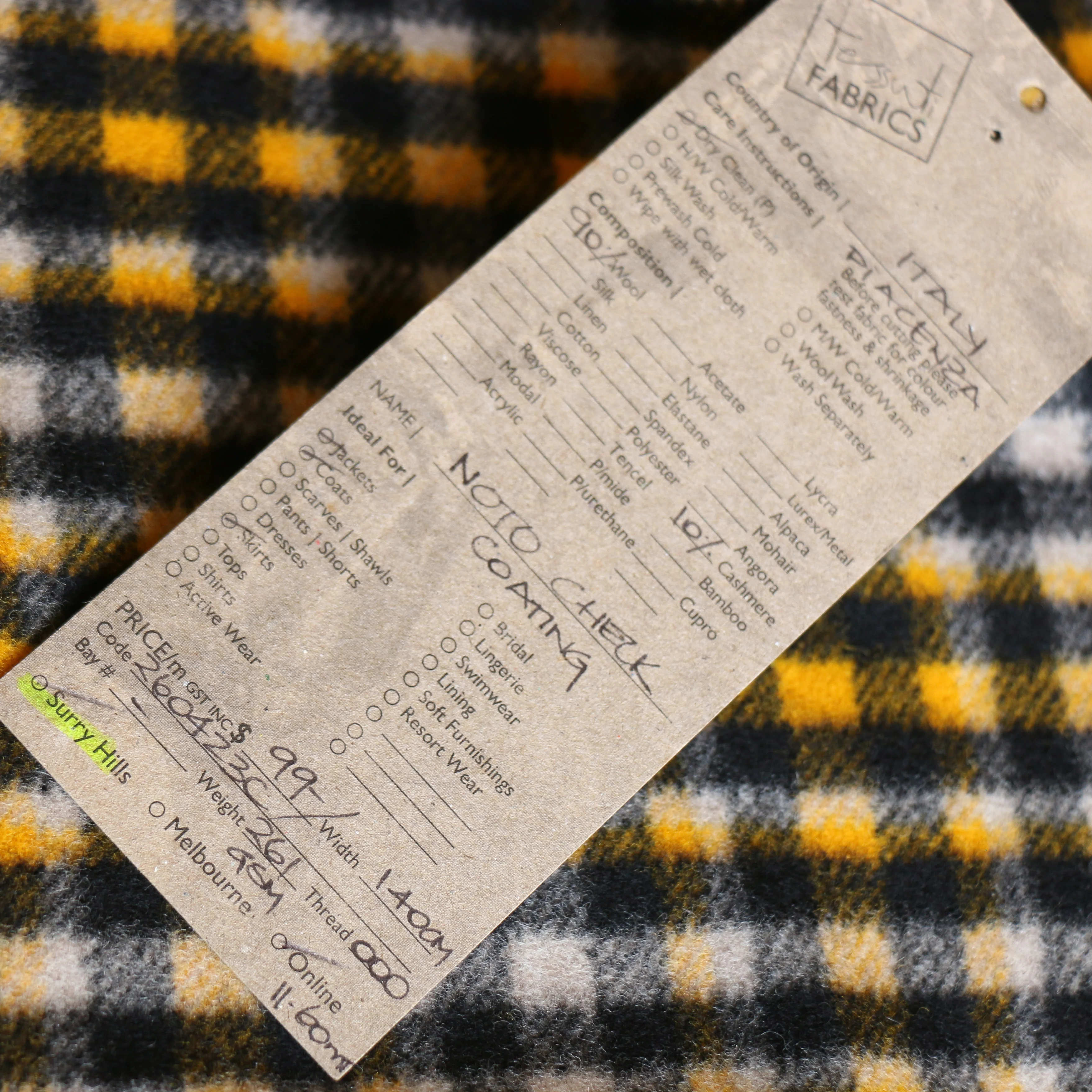 Noto Check Coating - Image 4
