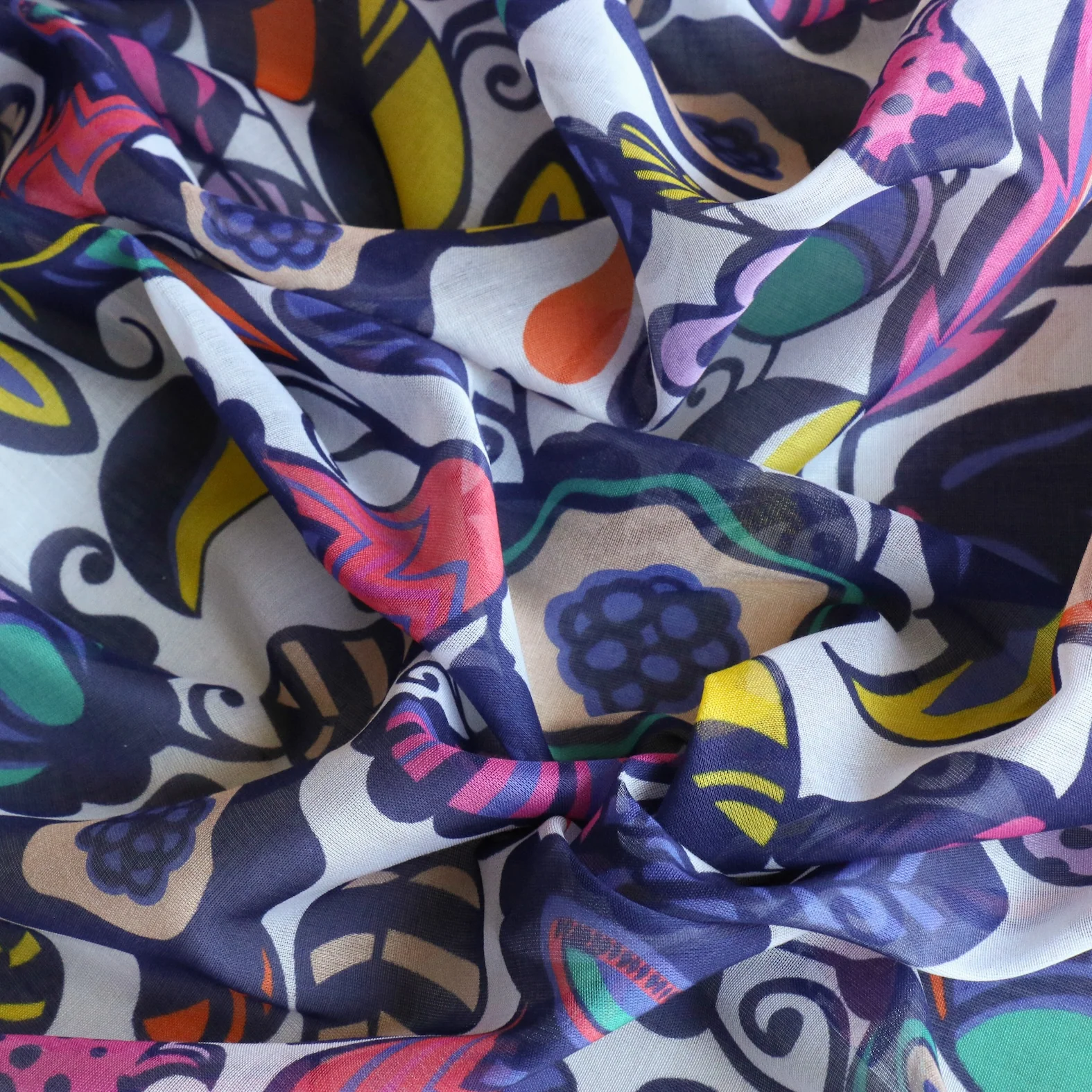 Nouveau Floral - Liberty Fabrics - Chloe Cotton Chiffon - Image 2