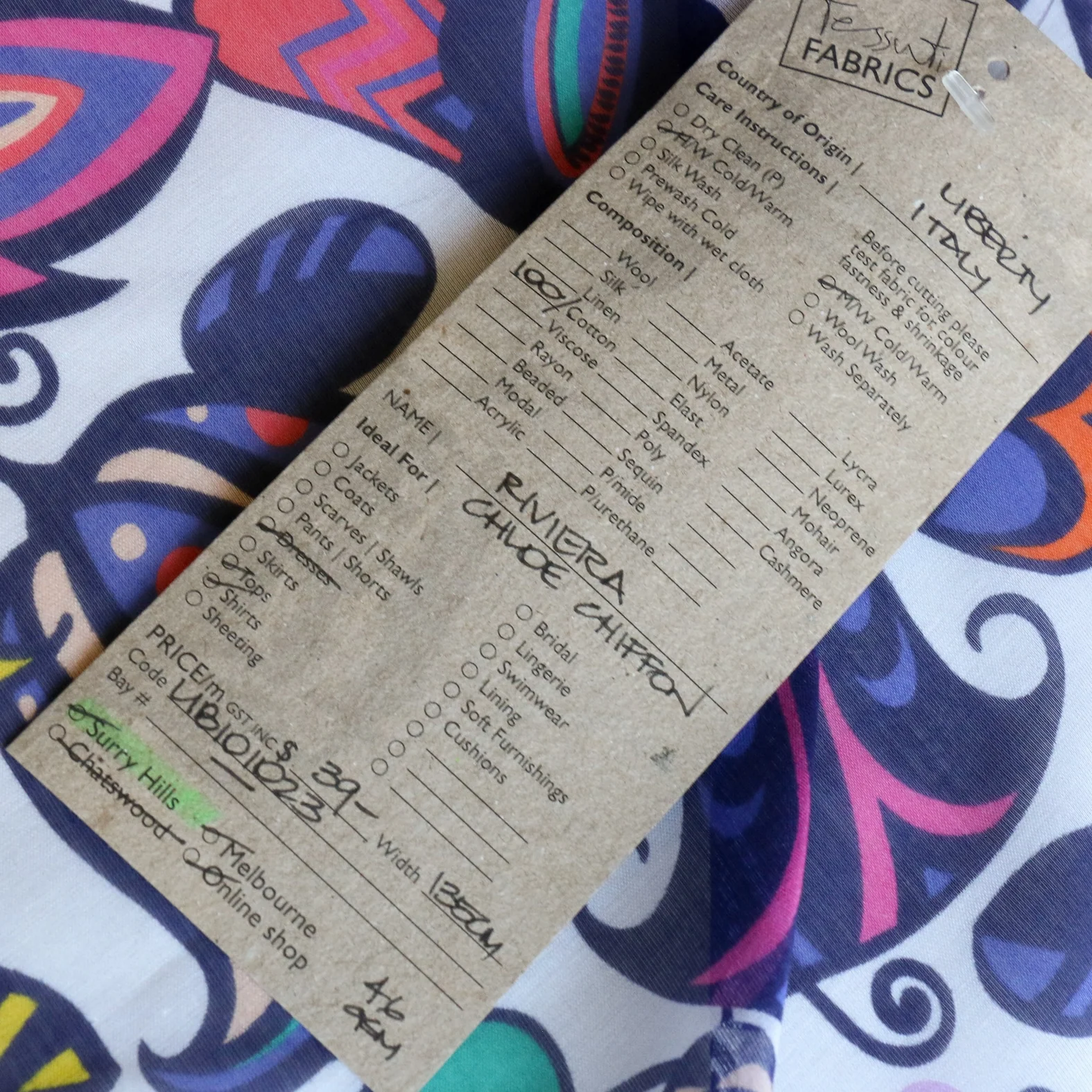 Nouveau Floral - Liberty Fabrics - Chloe Cotton Chiffon - Image 4