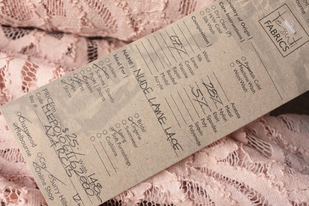 Nude Lame Lace - Image 4