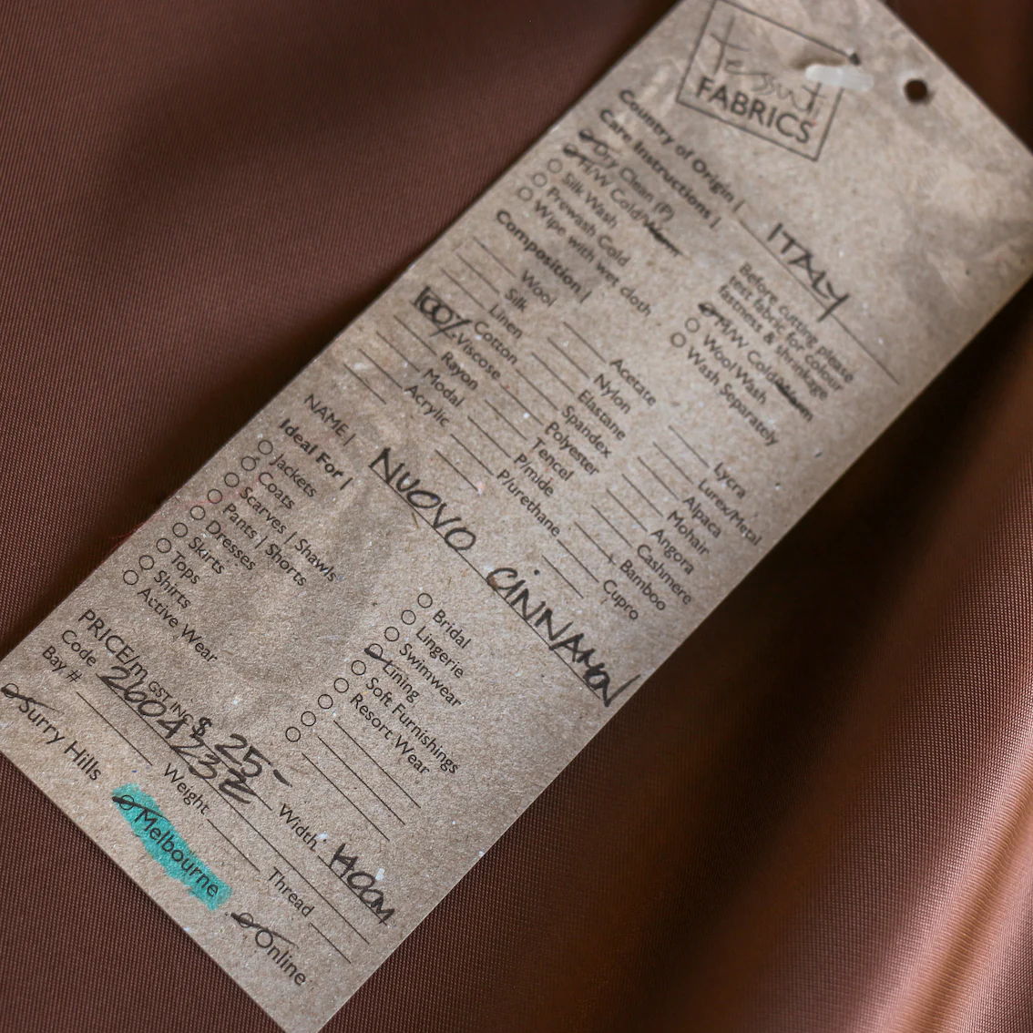 Nuovo Cinnamon Lining - Image 3