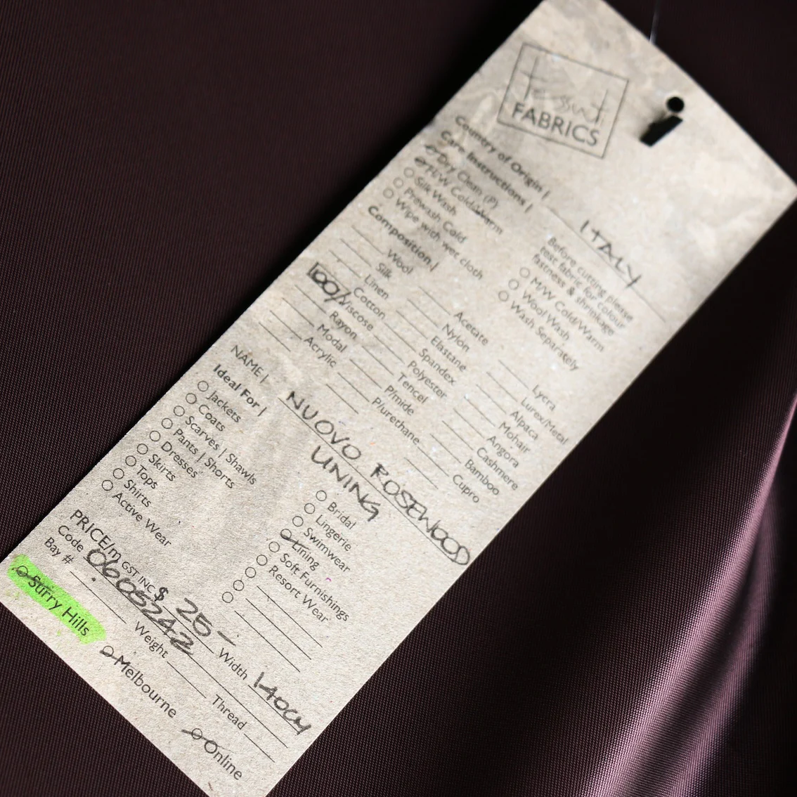 Nuovo Rosewood Lining - Image 3