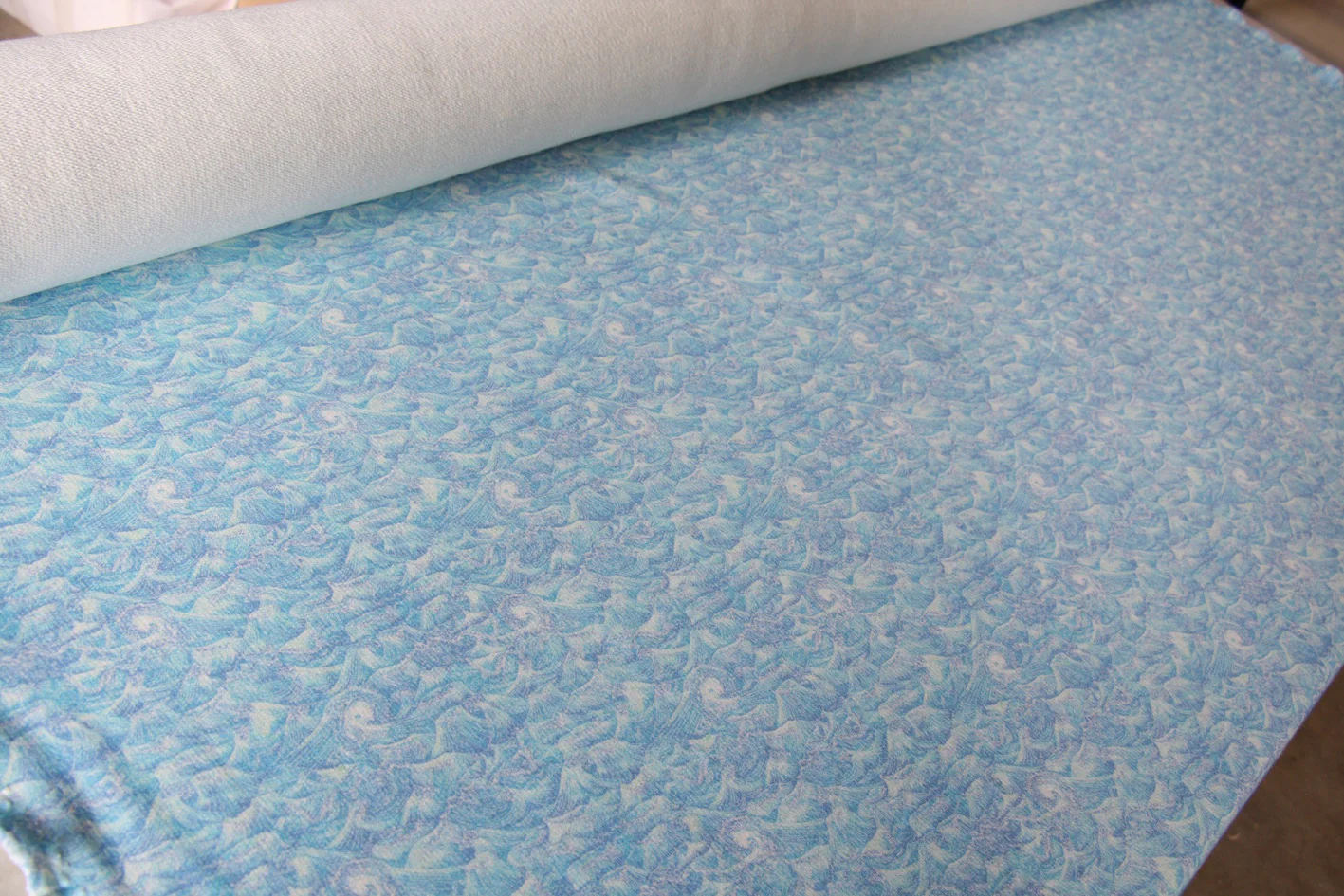 Ocean Sky - Murray Loopback Fleece - Liberty Fabrics - Image 4