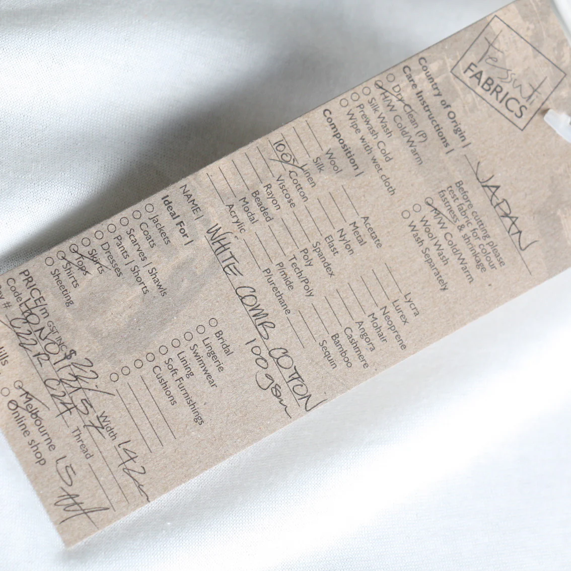 Off-White Comb Cotton Knit - Image 3