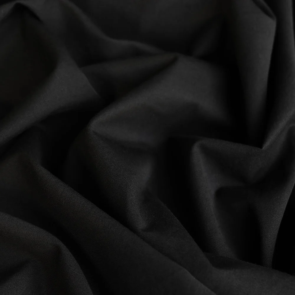 Ojay Black - Cotton/Linen Drill - Image 2