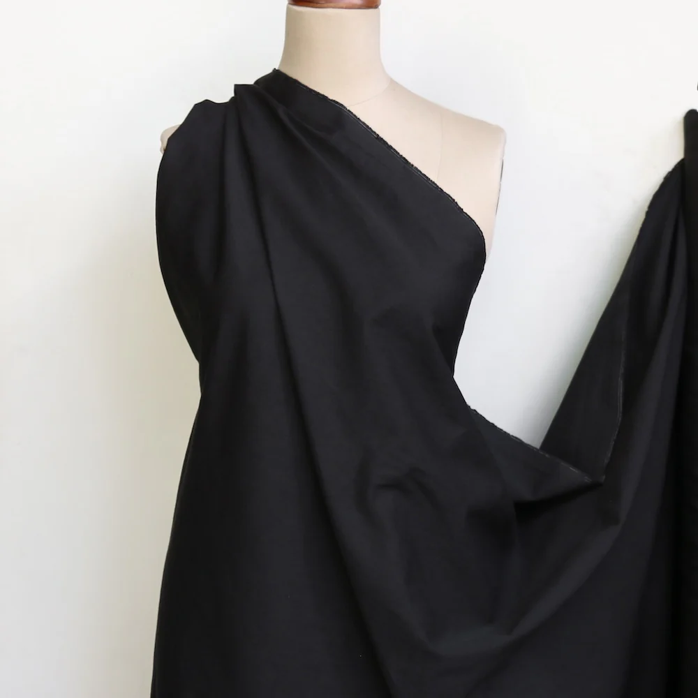 Ojay Black - Cotton/Linen Drill - Image 4