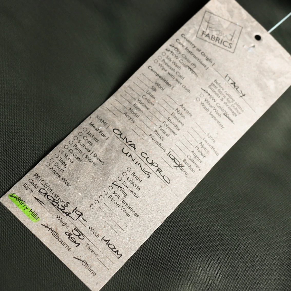 Oliva Cupro Lining - Image 3