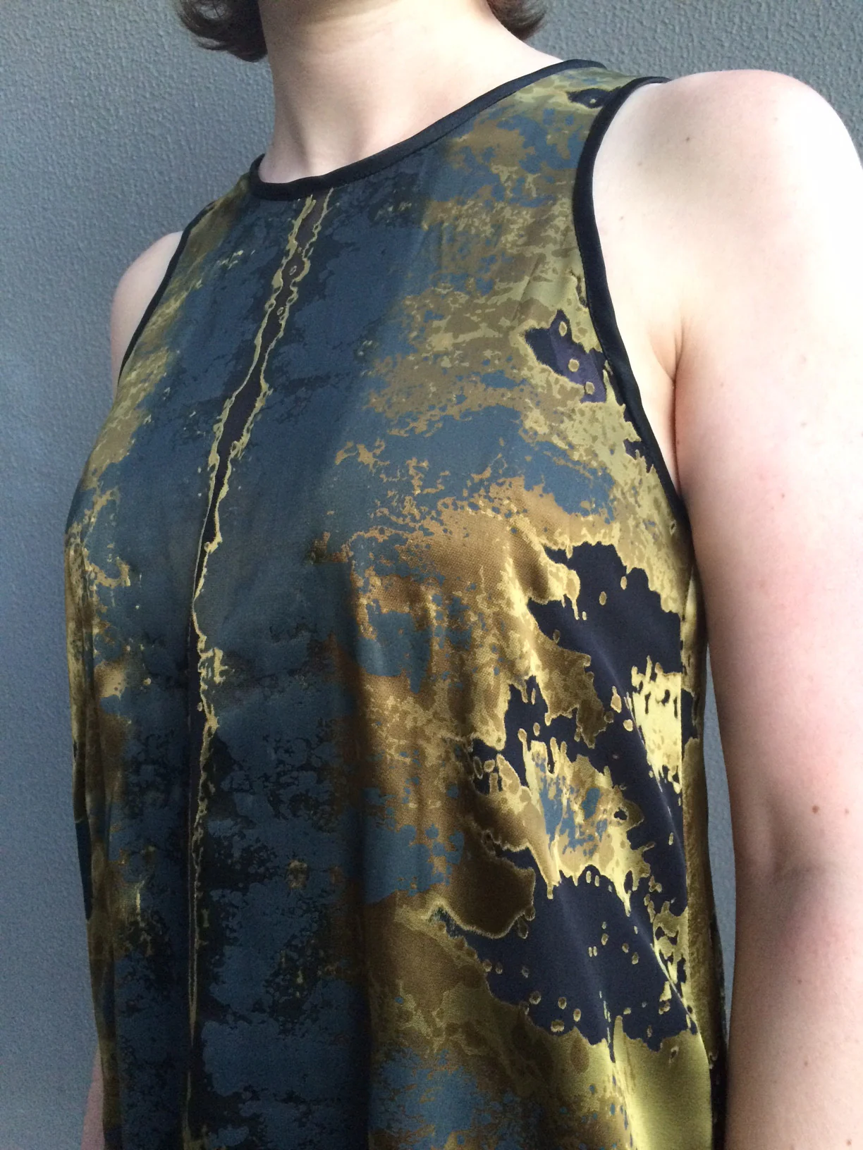 Olive Army Burnout - Panel Fabric - Image 6