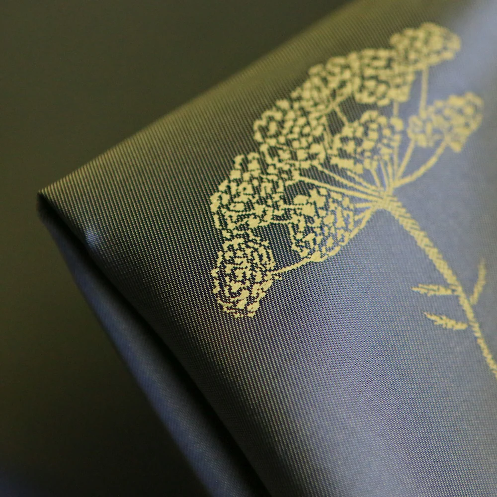 Olive Bloom Jacquard Lining