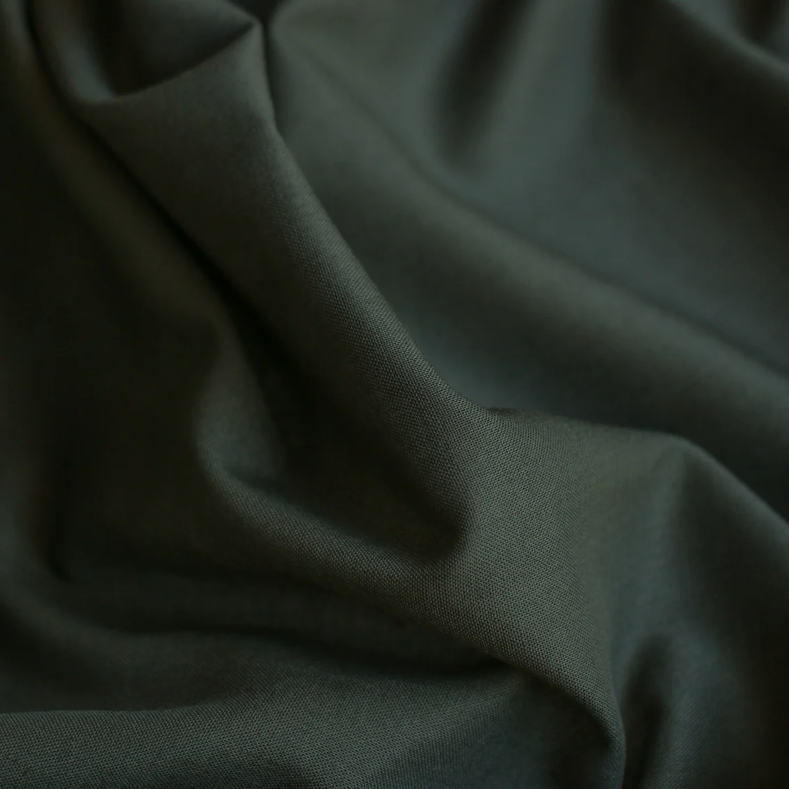 Olive Cotton Lawn/Voile - Image 2