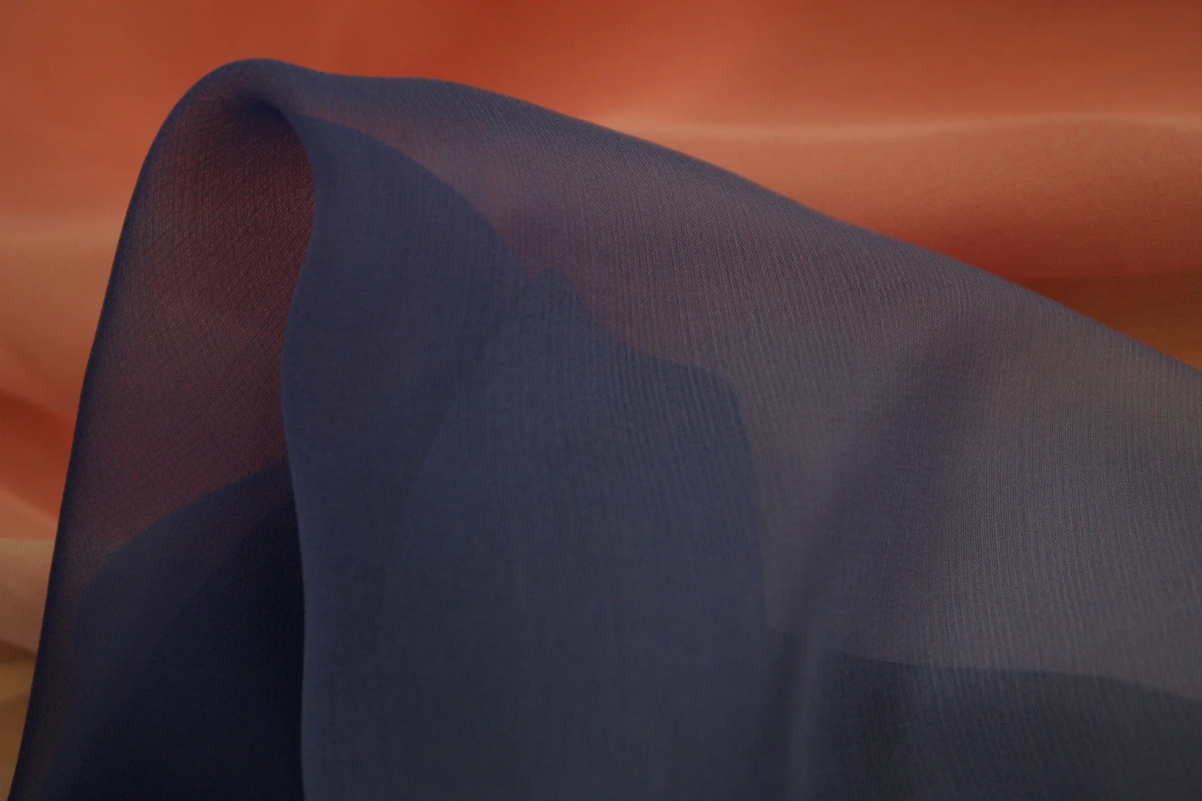 Ombre Pink/Blue Georgette