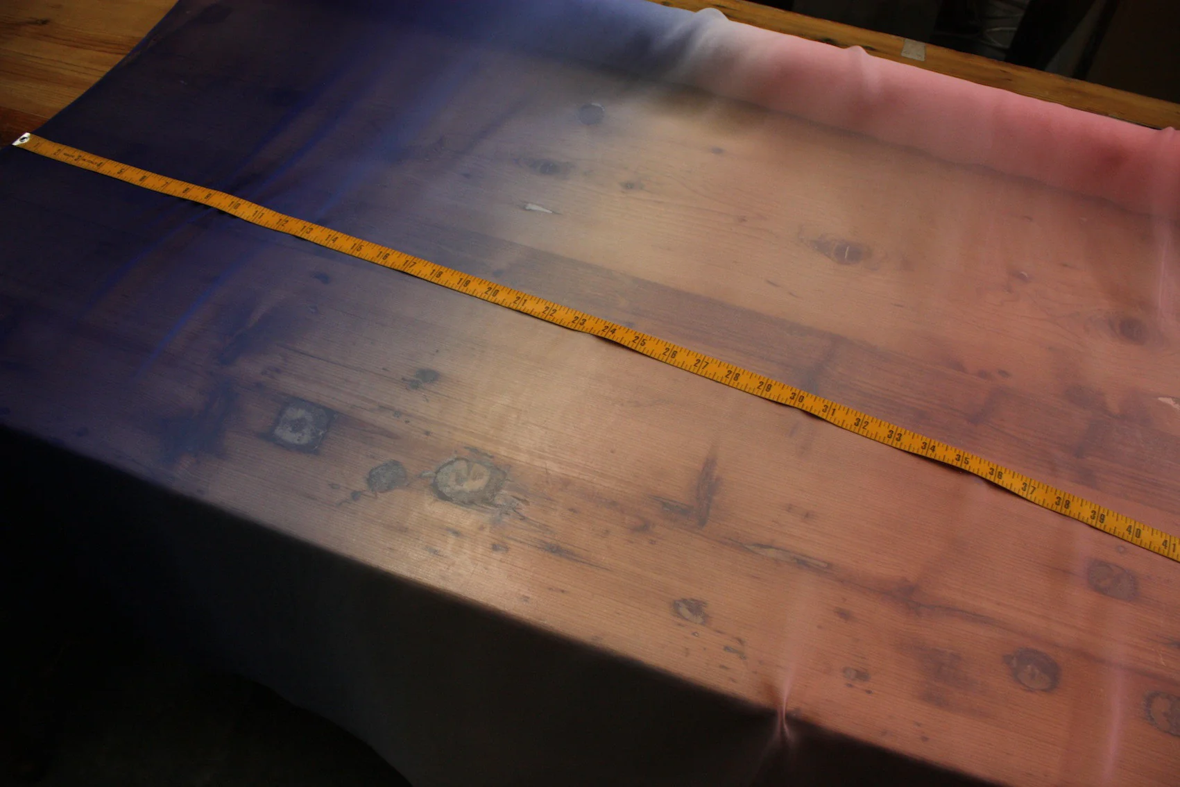 Ombre Pink/Blue Georgette - Image 3