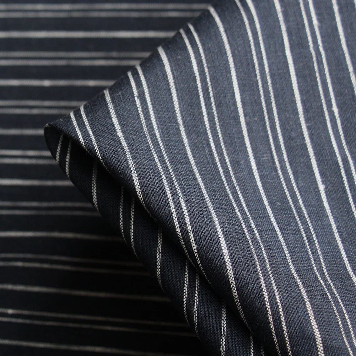 One Two Navy Bio Wash Linen