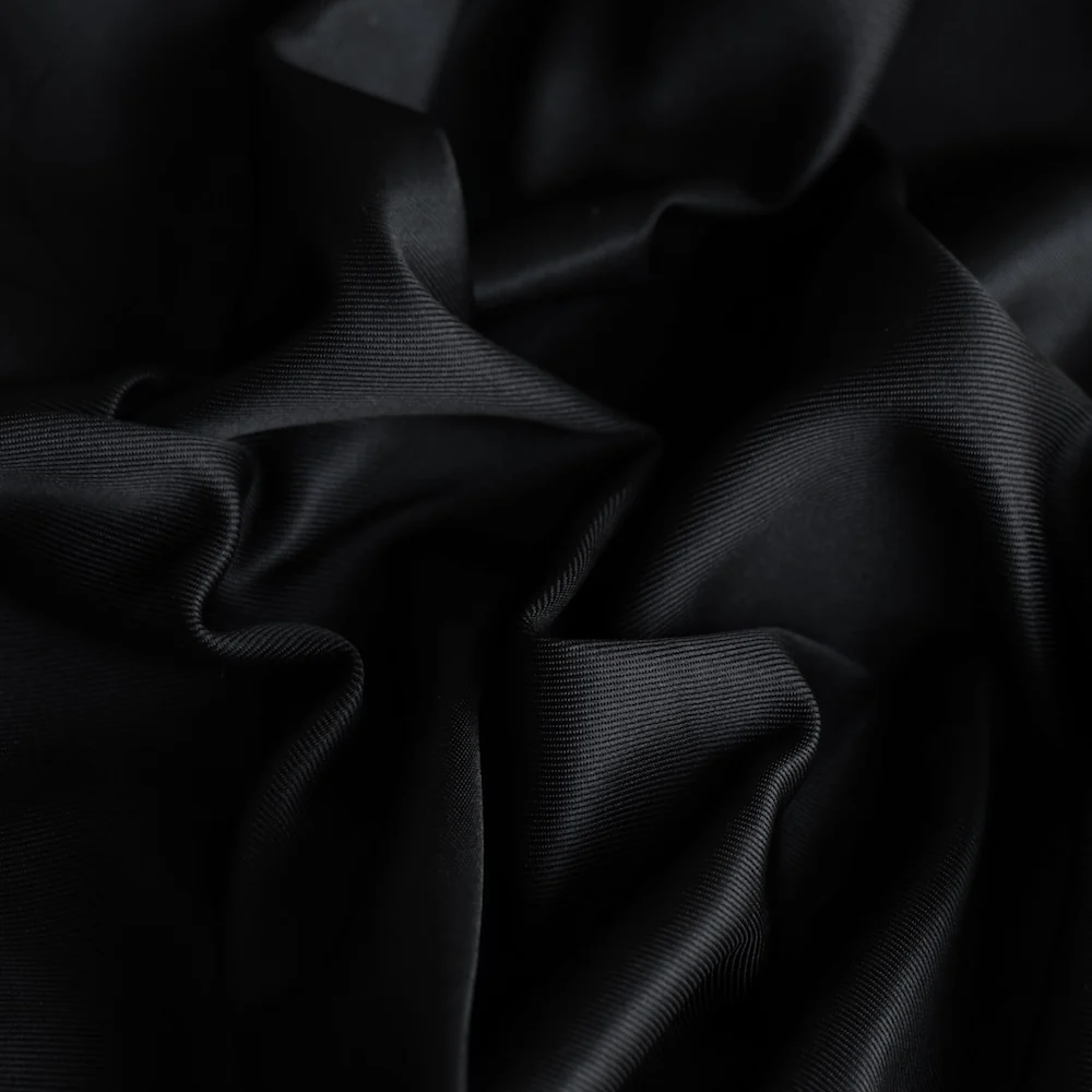 Onyx Diagonal Twill Silk - Double Sided - Image 2